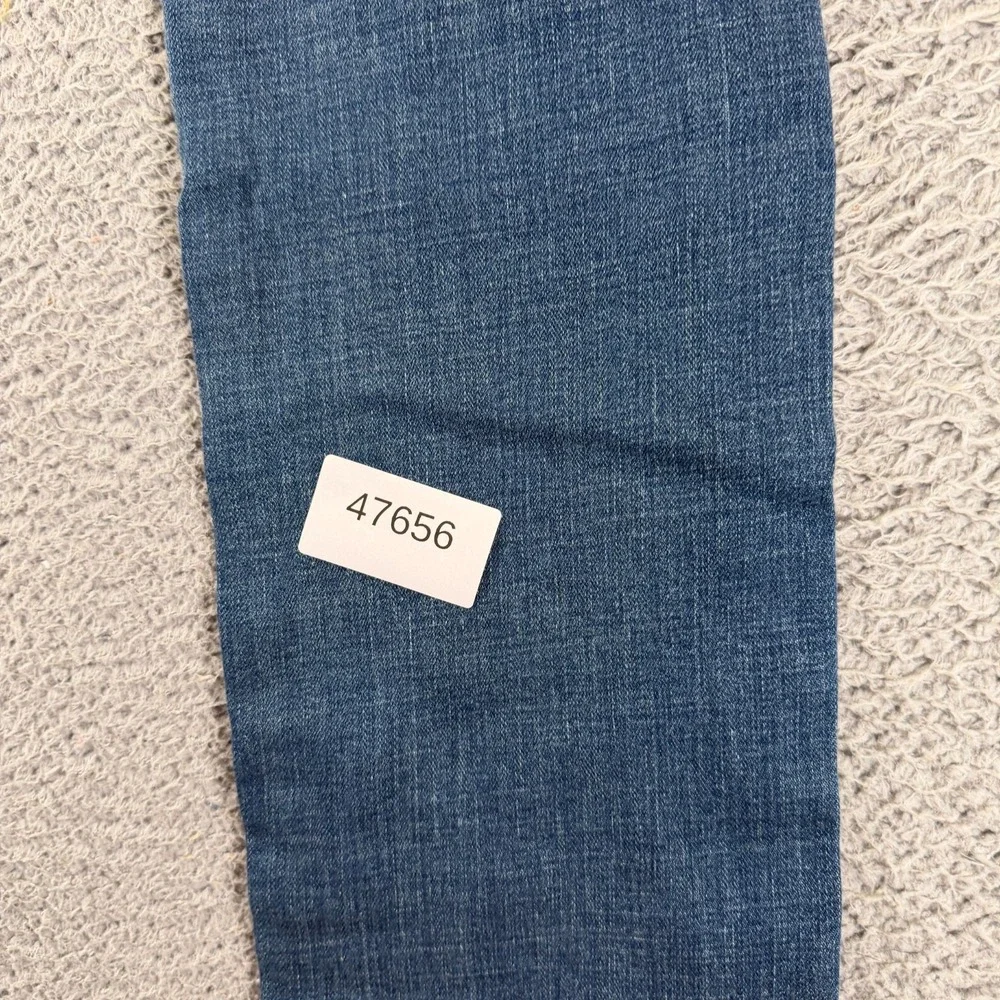 Aeropostale Jeans Mens 30x32 Blue Cotton Denim Straight Slim Distressed Stretch‎